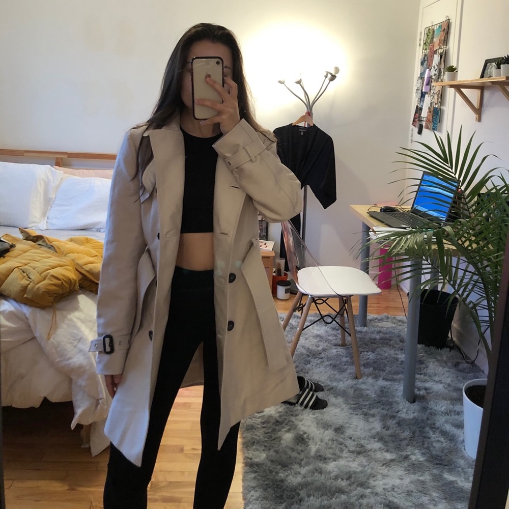 Spring coat.